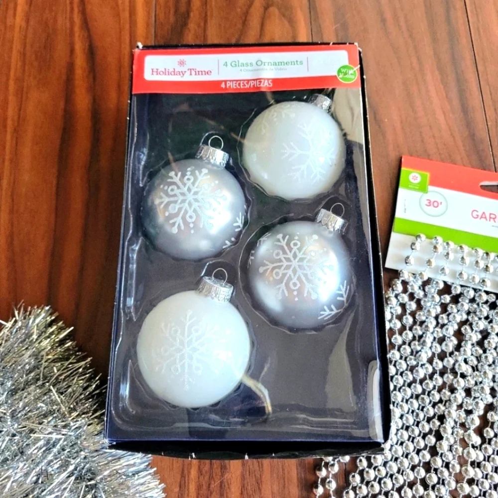 Vintage Christmas decorations set